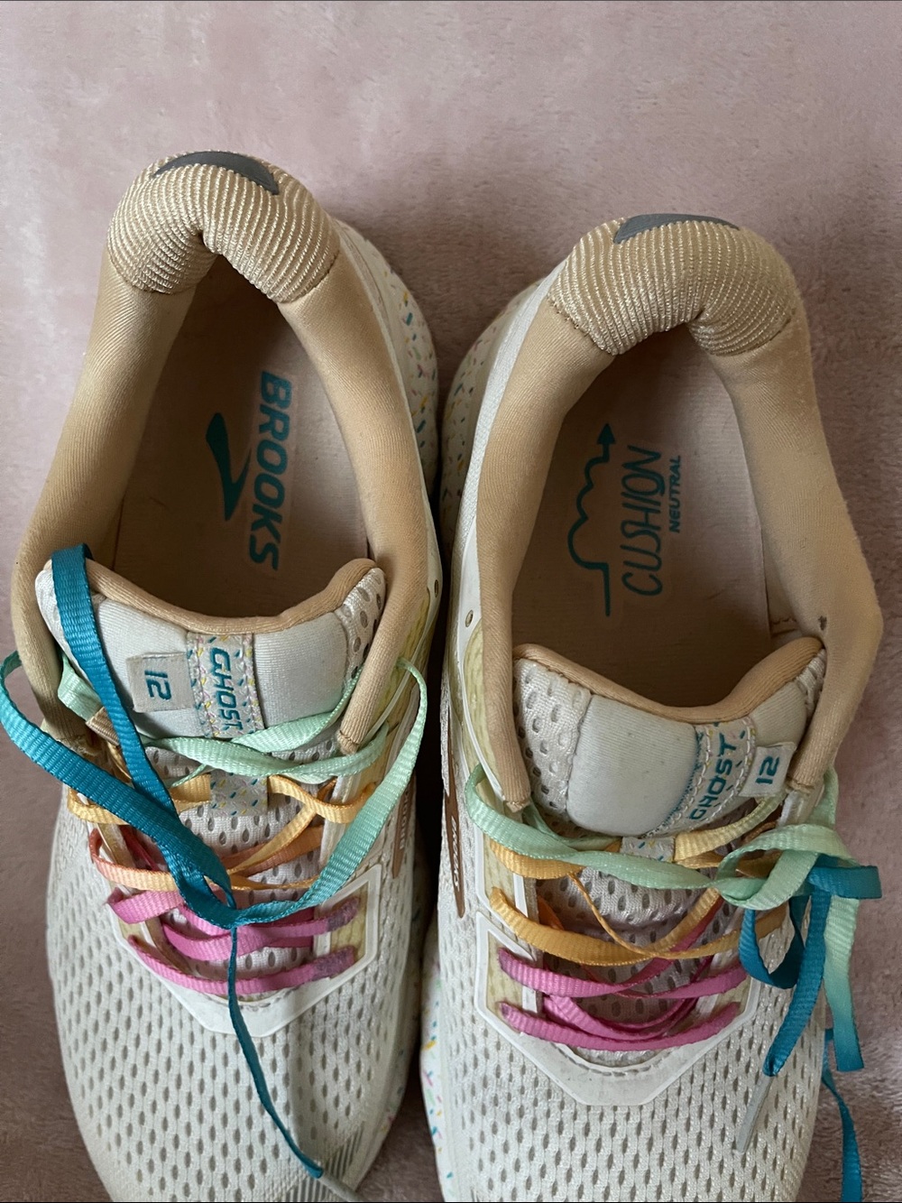 Brooks Women's Limited Edition Ghost 12 Vanilla Sprinkles - Picture 8 of 9